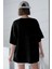 Spectacular Siyah Oversize Salas Boyfriend Kadın T-Shirt 3