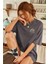 Arid Mountain Antrasit Oversize Salas Boyfriend Kadın T-Shirt 2