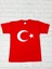 Bayrak Desen Tişört - Kırmızı 1