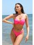 Kadın Dönmeli Straplez Mercan Bikini 35002 2