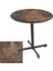 Halley Werzalit Yuvarlak Esb Mutfak Masası Q 80CM - Metalic Oxid 1 1