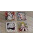 Marilyn Monroe Pul ve Portreleri Doğal Taş Bardak Altlığı 4'lü Set - Natural Stone Coasters 2