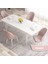 Concept Ves Serisi 80X132 Mdf Açılabilir Beyaz Mutfak Masa Takımı 4 Sandalye 1