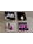 Spa Taşları Papatya ve Orkide Doğal Taş Bardak Altlığı 4'lü Set - Natural Stone Coasters 2