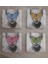Kelebek Maskeli Kadın Doğal Taş Bardak Altlığı 4'lü Set - Natural Stone Coasters 1