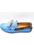 King Shoes 209 Mavi Büyük Numara Erkek Ayakkabı 2