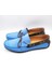 King Shoes 209 Mavi Büyük Numara Erkek Ayakkabı 3