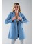 Bebe Mavi Astarlı Düğme Kapamalı Blazer Ceket 0105123.449 1
