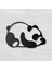 Metal Panda Tasarımlı Ev ve Ofis Için Duvar Tablosu 3
