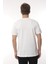 Slim Fit Kısa Kol Nakışlı %100 Pamuklu T-Shirt - Beyaz 4