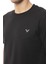 Slim Fit Kısa Kol Nakışlı %100 Pamuklu T-Shirt - Siyah 5