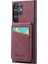 Samsung Galaxy S22 Ultra 5g Kart Yuvaları Deri + Tpu Telefon Kapağı Kickstand Case (Yurt Dışından) 1