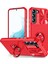 Samsung Galaxy S22 5g Pc+Tpu Kickstand Case Slayt Kamera Lens Koruyucu ile Telefon Kılıfı (Yurt Dışından) 1