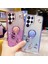 Samsung Galaxy S22 Ultra 5g Gradyan Glitter Toz Halkası Kickstand Tpu Koruyucu Kapak Telefon Geri Kılıf (Yurt Dışından) 5