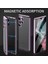 Samsung Galaxy S22 Ultra 5g Telefon Kılıfı Çift Taraflı Temperli Cam + Manyetik Metal Çerçevesi Kilit Tokalı (Yurt Dışından) 2