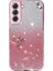 Samsung Galaxy S22+ 5g Telefon Kapağı Rhinestone Tasarım Çiçek Desen Dekor Gradyan Renkli Pırıltılı Toz Esnek Tpu Cep Telefonu Kılıf Golü Altın (Yurt Dışından) 1