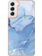 Samsung Galaxy S22 5g Elektrokaplama Çerçevesi Tpu Kapak 2.0mm Imd Mermer Desen Anti-Çizelge Cep Telefonu Kılıfı (Yurt Dışından) 2