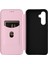 Samsung Galaxy M14 5g Deri Anti-Drop Kapak Karbon Fiber Doku Telefon Stand Stand Kart Tutucu (Yurt Dışından) 5