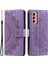 Samsung Galaxy M14 5g Cüzdan Stand Flip Cover Mandala Çiçek Deseni Deri Telefon Kılıfı (Yurt Dışından) 2