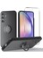 Samsung Galaxy A54 5g Kickstand Sıvı Silikon Telefon Kılıfı 2.5d Ark Kenar Temperli Cam Ekran Film (Yurt Dışından) 1