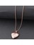 Pirinç Açılabilir Kalp Şeklinde Fotoğraf Lockets Mesaj Kolye Kolye Anıt Gül Gül Altın (Yurt Dışından) 5