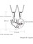 316L Paslanmaz Çelik Bulmaca Eşleştirme Aşk Kalp Anahtar Kolye Kolye Gümüş (Yurt Dışından) 3
