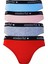 4lü Kadın Yazılı Pamuklu Bikini Külot Renkli Spor Iç Çamaşırı 1