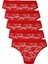 5li Kadın Dantelli Bikini Külot Pamuklu Arkası Düz 1