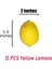 12 Yapay Sarı Limon 2.9 "x 2" (Yurt Dışından) 4