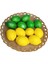 12 Yapay Sarı+Yeşil Limon 2.9"x 2" (Yurt Dışından) 1