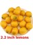 24 Adet Yapay Meyve Sarı Limon Dekorasyonu Sarı 2,2 Inç (Yurt Dışından) 3