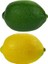 12'li Paket Yapay Limon ve Misket Limonu Masa Dekoru Fotoğraf Sahneleri Sarı+Yeşil (Yurt Dışından) 4