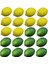 20 Adet Yapay Limonlar Yapay Meyve Limonları Yapay Simülasyon Limon Yeşil + Sarı (Yurt Dışından) 1