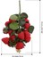 Yaprak Meyve Dekorasyonu ile Asılı Yapay Köpük Çilek Berry (Yurt Dışından) 5