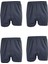 4lü Erkek Düğmeli Boxer Ekonomik %100 Pamuklu Paçalı Don 2