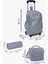 Kids Lacivert ve Mavi Çekçekli 3'lü Çanta Seti SET0123945 3