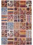 Charlottetown Turuncu Patchwork Dijital Baskı Halı 1