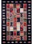 Calgary Siyah Patchwork Yuvarlak Dijital Baskı Halı 1