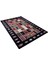 Calgary Siyah Patchwork Yuvarlak Dijital Baskı Halı 3