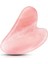 Pembe Kuvars Doğal Taş Kalp Gua Sha Yüz Masaj Taşı 1