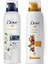 Köpük Duş Jeli Argan Yağı 200 ml x1 + Dove Duş Köpüğü Depply Nourishing 200 ml x1 2