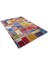 Zeeland Pembe Patchwork Dijital Baskı Halı 3