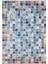 Tientsin Mavi Patchwork Dijital Baskı Halı 1