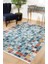 Tientsin Mavi Patchwork Dijital Baskı Halı 2