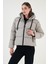 Cepli Kapüşonlu Regular Fit Şişme Mont Bayan Mont 640Y002 2