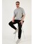 Pamuklu Oversize Bisiklet Yaka Basic T Shirt Erkek T Shirt 5902365 2