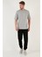 Pamuklu Oversize Bisiklet Yaka Basic T Shirt Erkek T Shirt 5902365 4