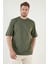 Pamuklu Oversize Bisiklet Yaka Basic T Shirt Erkek T Shirt 5902365 2