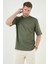 Pamuklu Oversize Bisiklet Yaka Basic T Shirt Erkek T Shirt 5902365 4