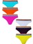 Kadın Rengarenk Bikini Külot Pamuklu Iç Çamaşırı 6'lı Paket 1